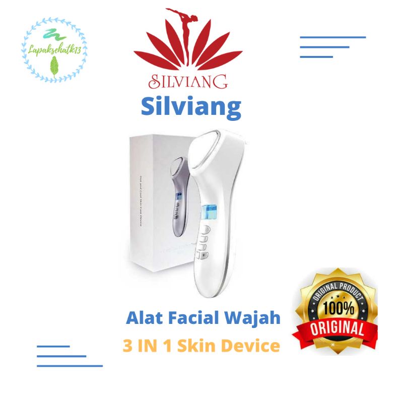 Silviang HOT & COOL SKIN DEVICE Alat Kecantikan Perawatan Wajah KK Indonesia Original
