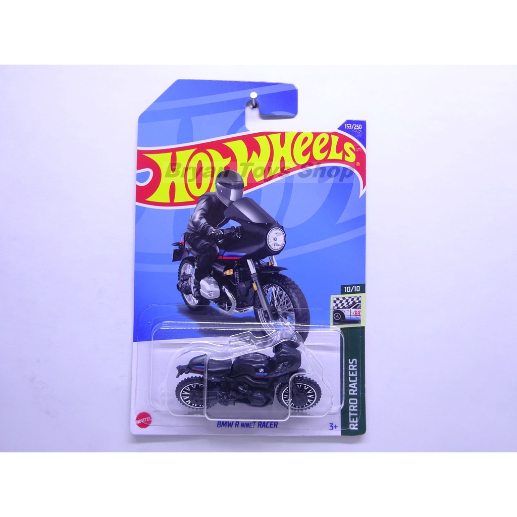 Hot Wheels BMW R Nine T Racer Hitam