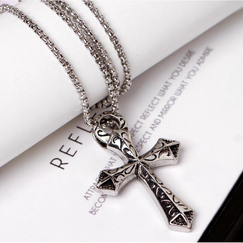 Titanium Steel Hip-hop Personality Necklace Pendant Hipster Pendant Accessories Sweater Chain 2