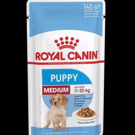 ROYAL CANIN MEDIUM PUPPY 140GR WETFOOD