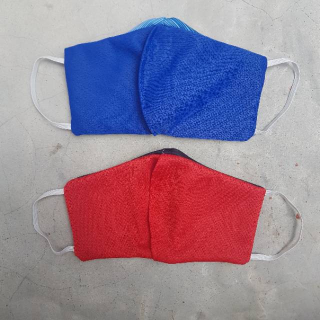 Masker kain earloop 2+1 lapis anti debu MSK-MC