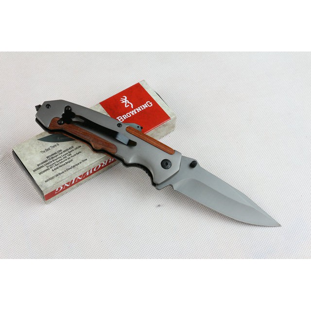 Pisau lipat Survival - Folding Knife Browning f67