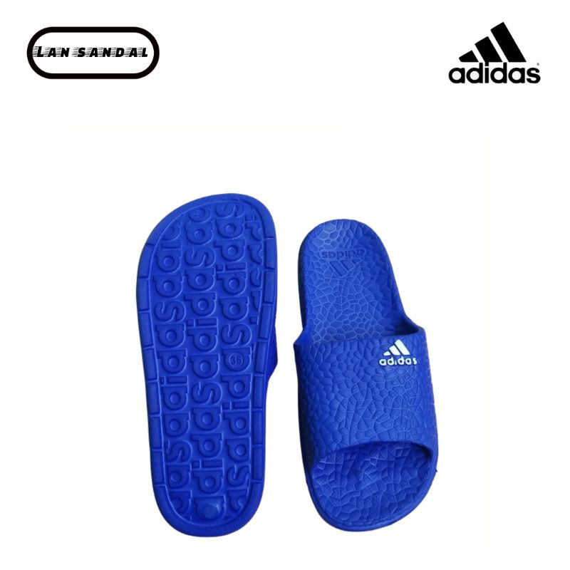 Sandal Slop Adidas dewasa / slip on-Darkslate blue