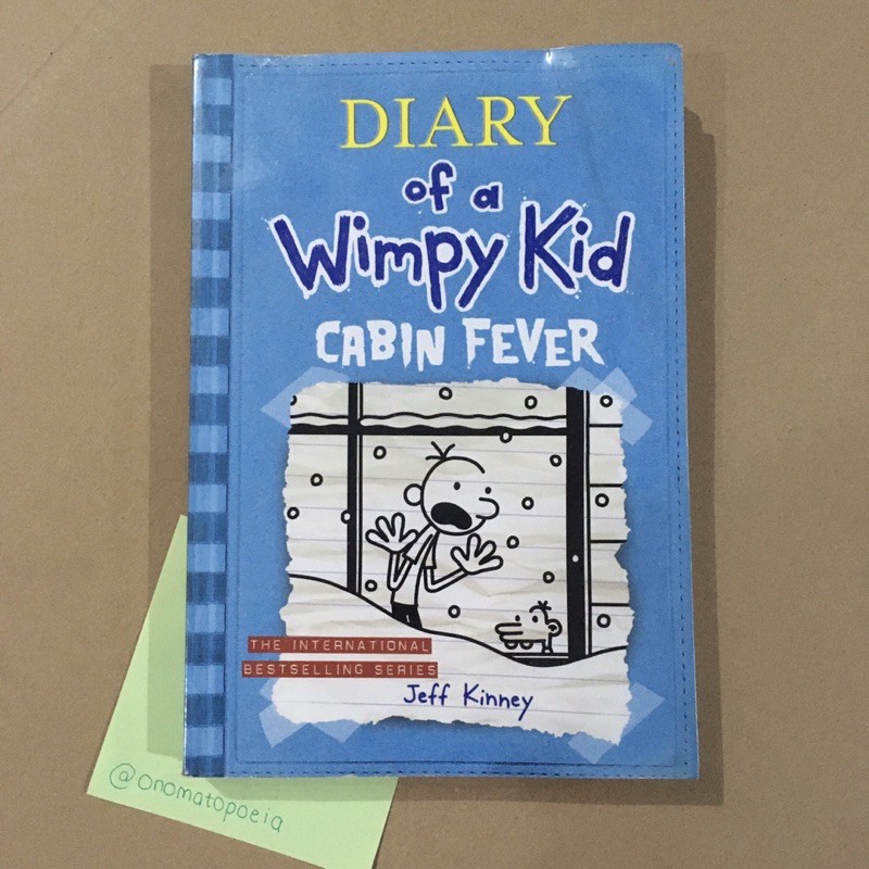 Novel Inggris Preloved - Diary of a Wimpy Kid Cabin Fever- Jeff Kinney