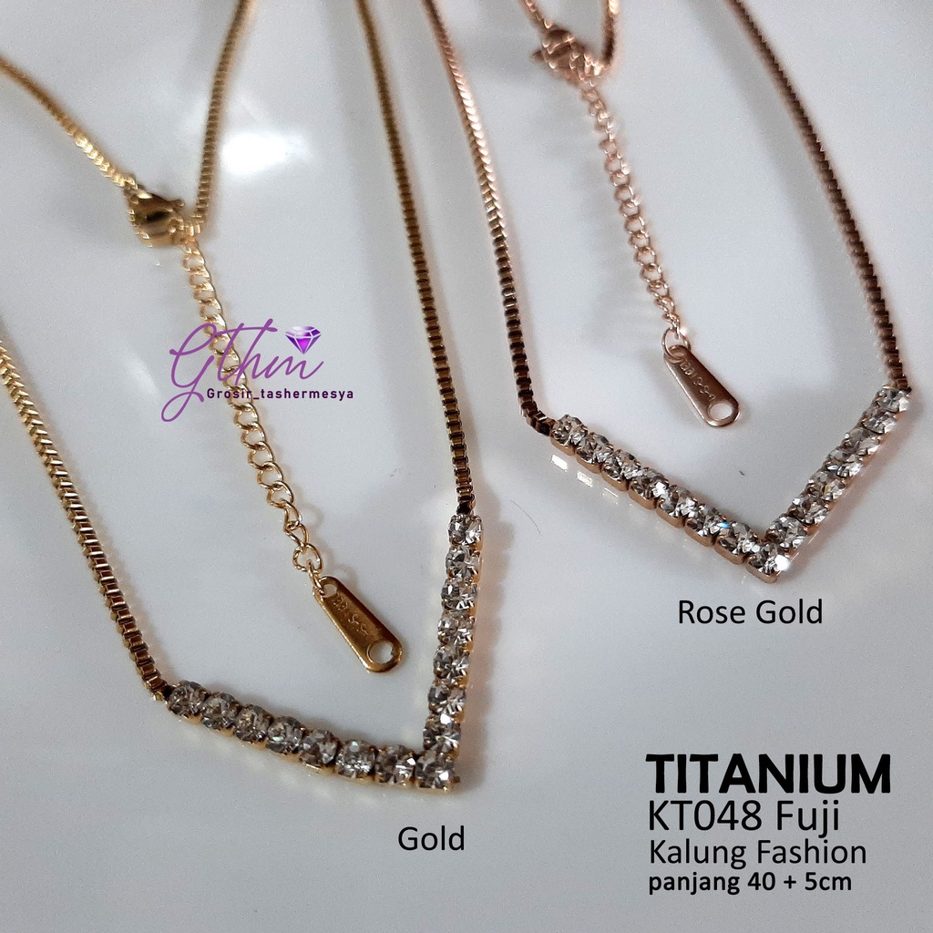 kalung FUJI titanium kt048 anti karat