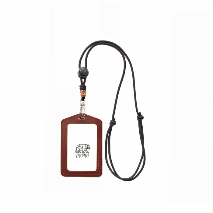

Murah Lanyard Paracord Rotary Brown Gantungan Nametag Id Card Terbatas
