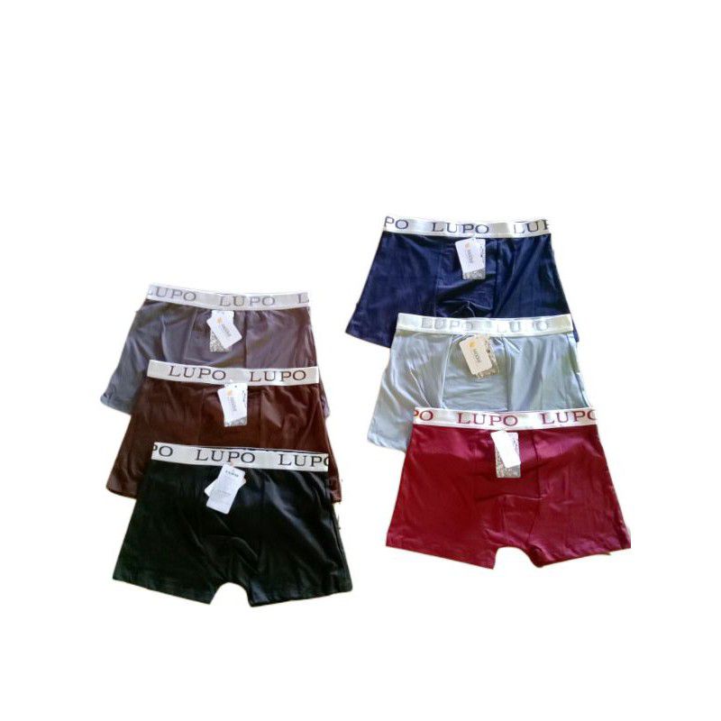 CD Boxer segiempat Lupo | Celana Dalam Pria Model Boxer Fema | CD Pria murah | size L dan XL