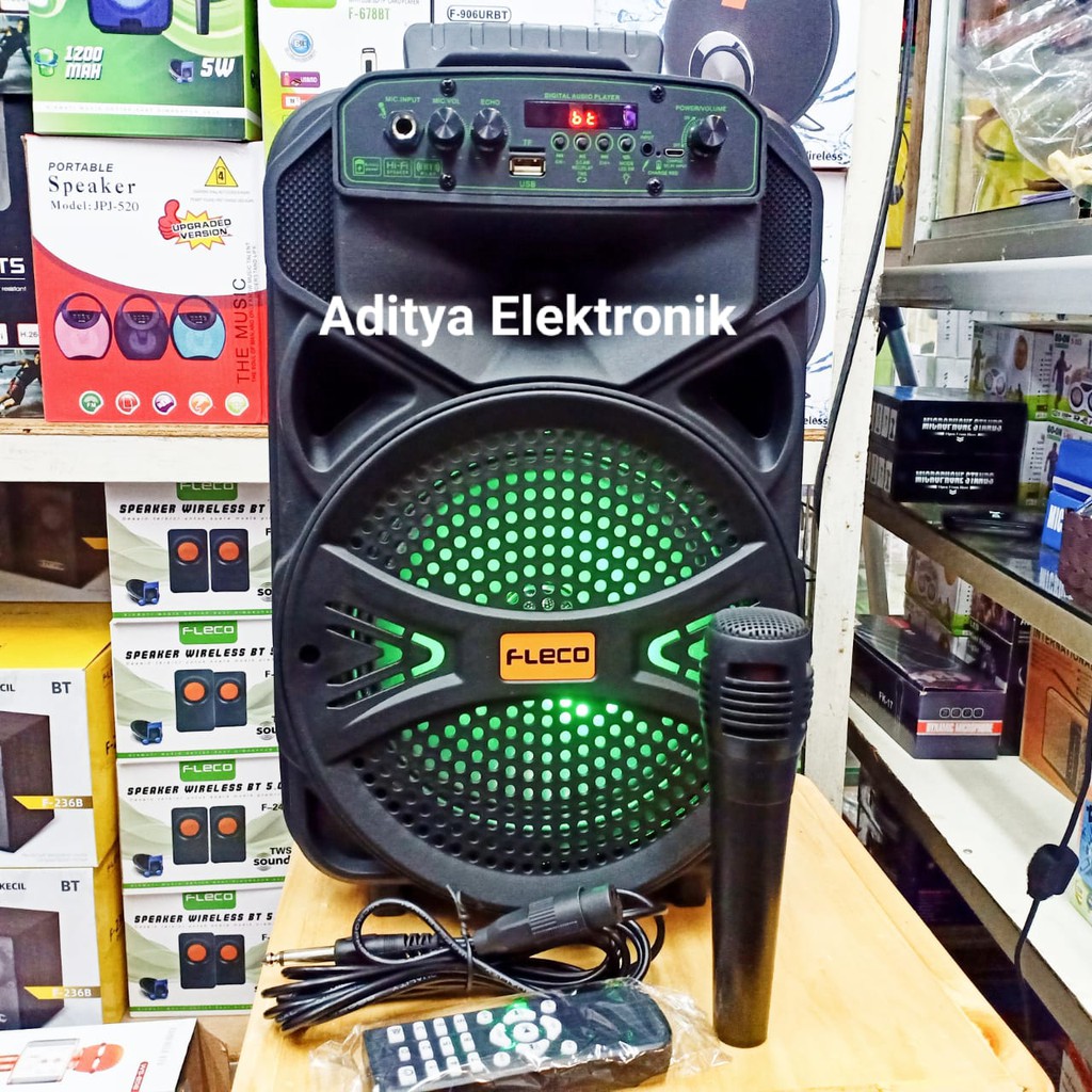 Speaker Portable FLECO F 6691 + BONUS MIC BIG SOUND SUPER BASS