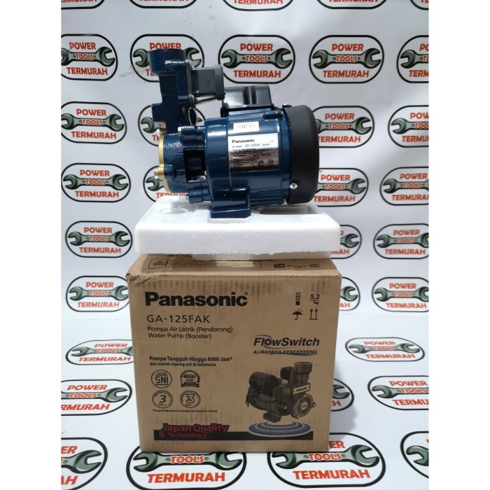 Pompa Air Booster Pump Panasonic GA-125 FAK/ pompa otomatis pendorong