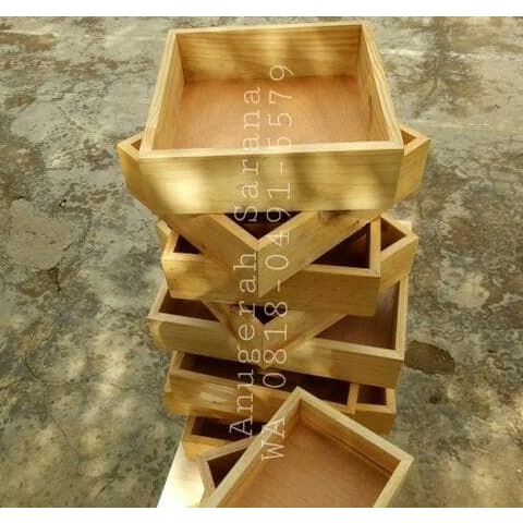 

[COD] 25x40cm kotak seserahan kayu unik box hantaran pernikahan wood crate [COD]