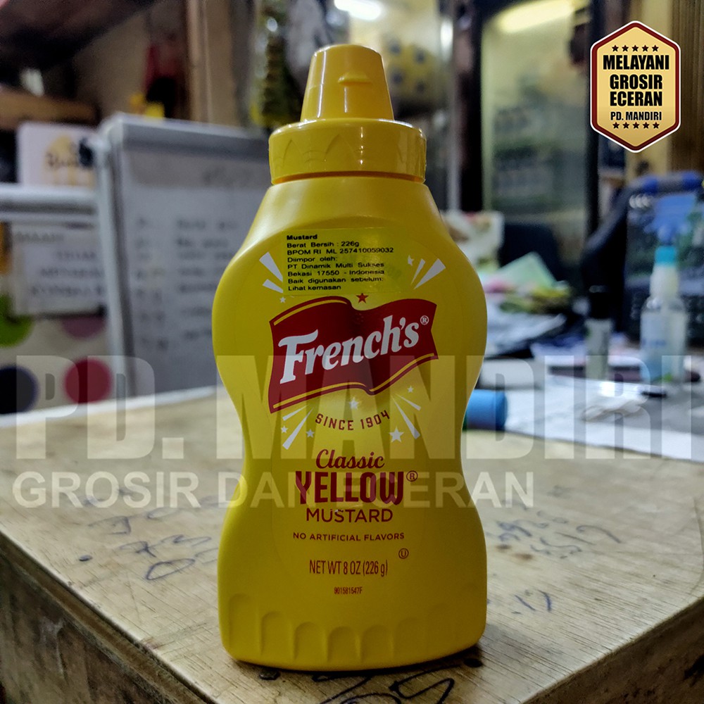 

FRENCH'S CLASSIC YELLOW MUSTARD 8 OZ 226 GR