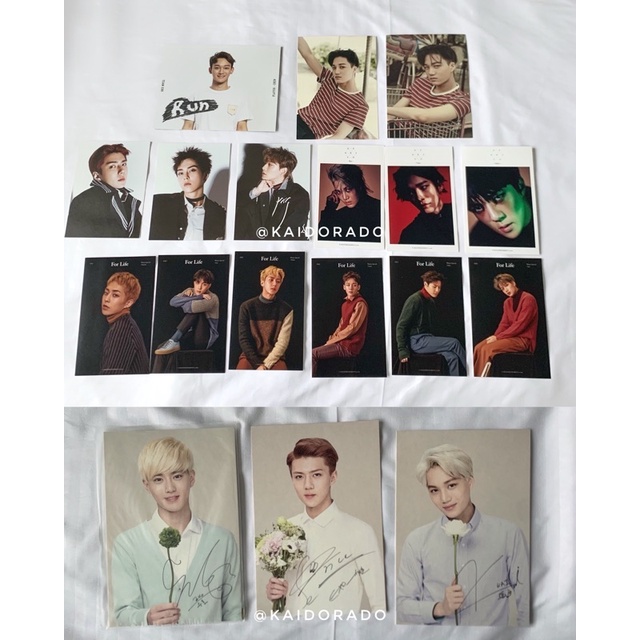 [OFFICIAL] EXO Nature Republic / For Life / Tempo / Monster Postcard (Suho/Chanyeol/Baekhyun/D.O./Ka