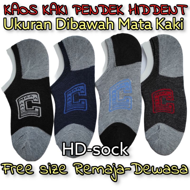 KAOS KAKI BALET INVISIBLE / KAOS KAKI PENDEK / HIDDEN SOCK ( pria &amp; wanita )