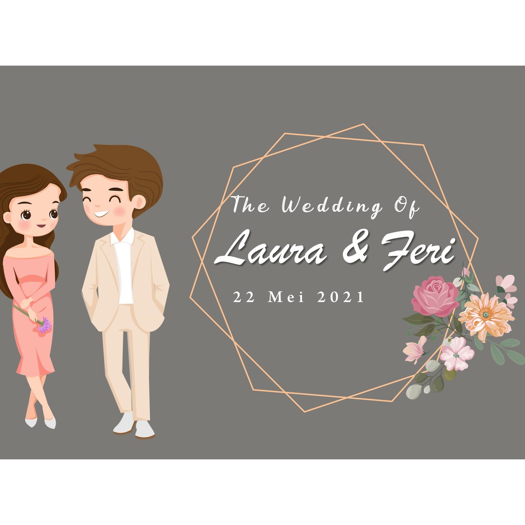 Undangan Digital Video Pernikahan 2 foto