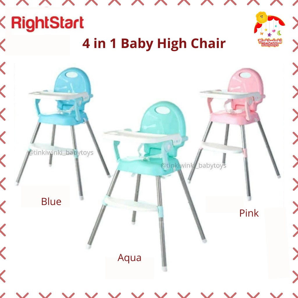 Right start 4 in 1 baby highchair booster baby chair kursi makan bayi