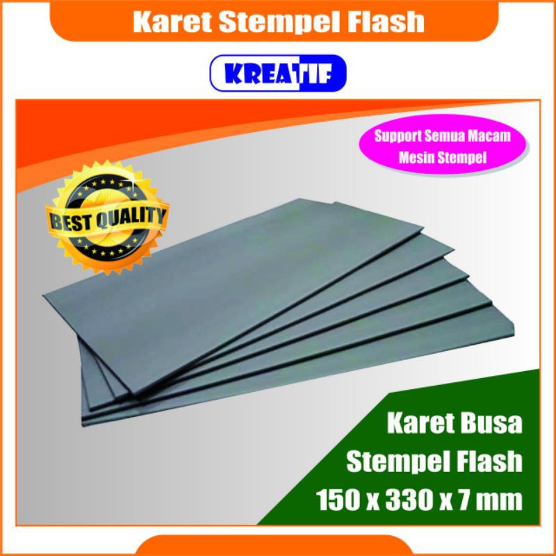 Karet Stempel Flash