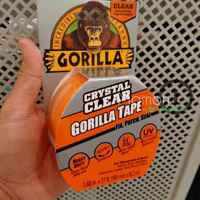 

Gorilla isolasi heavy duty 4.8 Cm Made in USA - Transparan