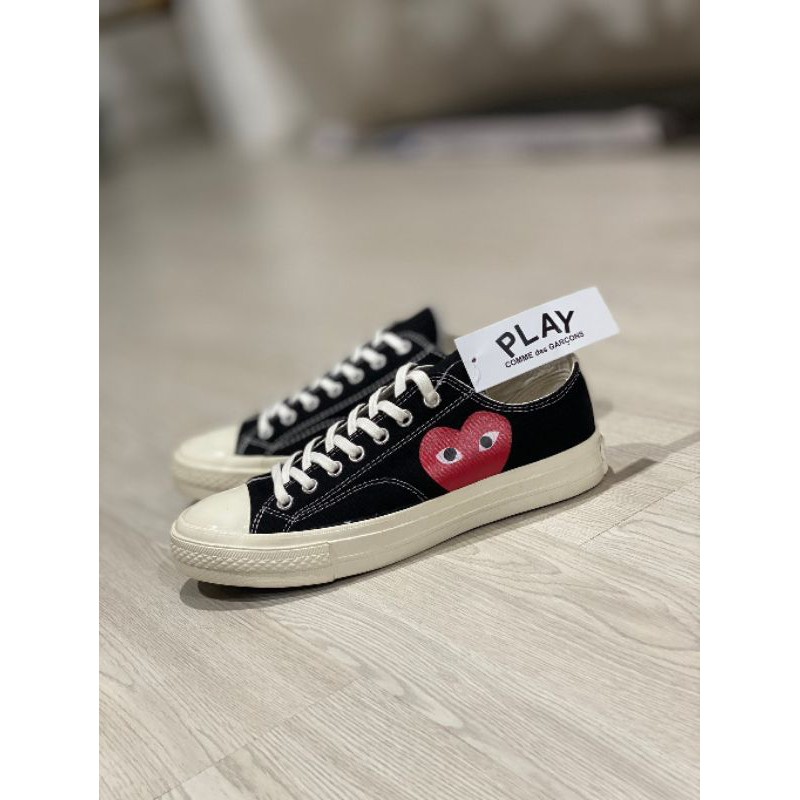 TERMURAH SEPATU SNEAKERS CONVERSE CDG PLAY PREMIUM ORIGINAL QUALITY