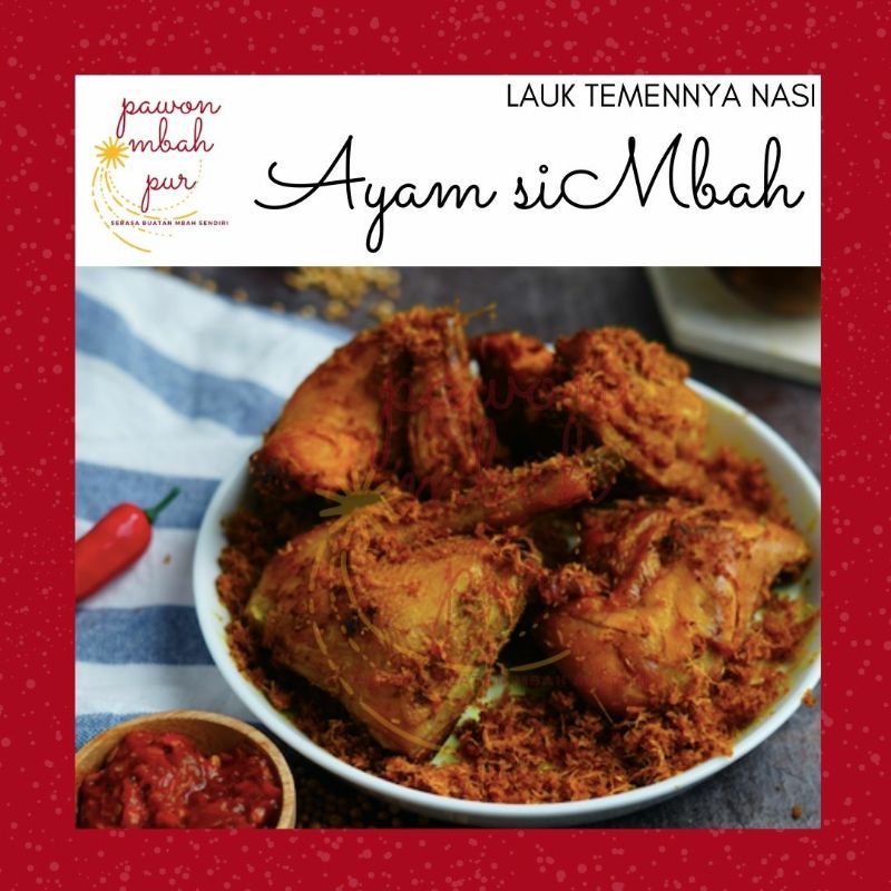 

Ayam Ungkep Kuning Frozen Food Makanan Siap Saji Homemade Sambal Terasi Halal 4pcs Pawon Mbah Pur