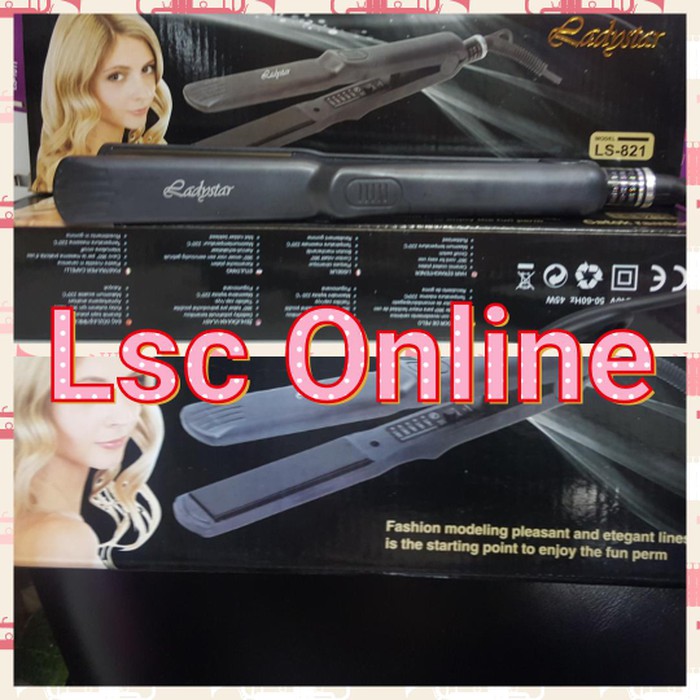 Catokan Rambut LS - 821 hair iron , catokan multifungsi 01-044-cls