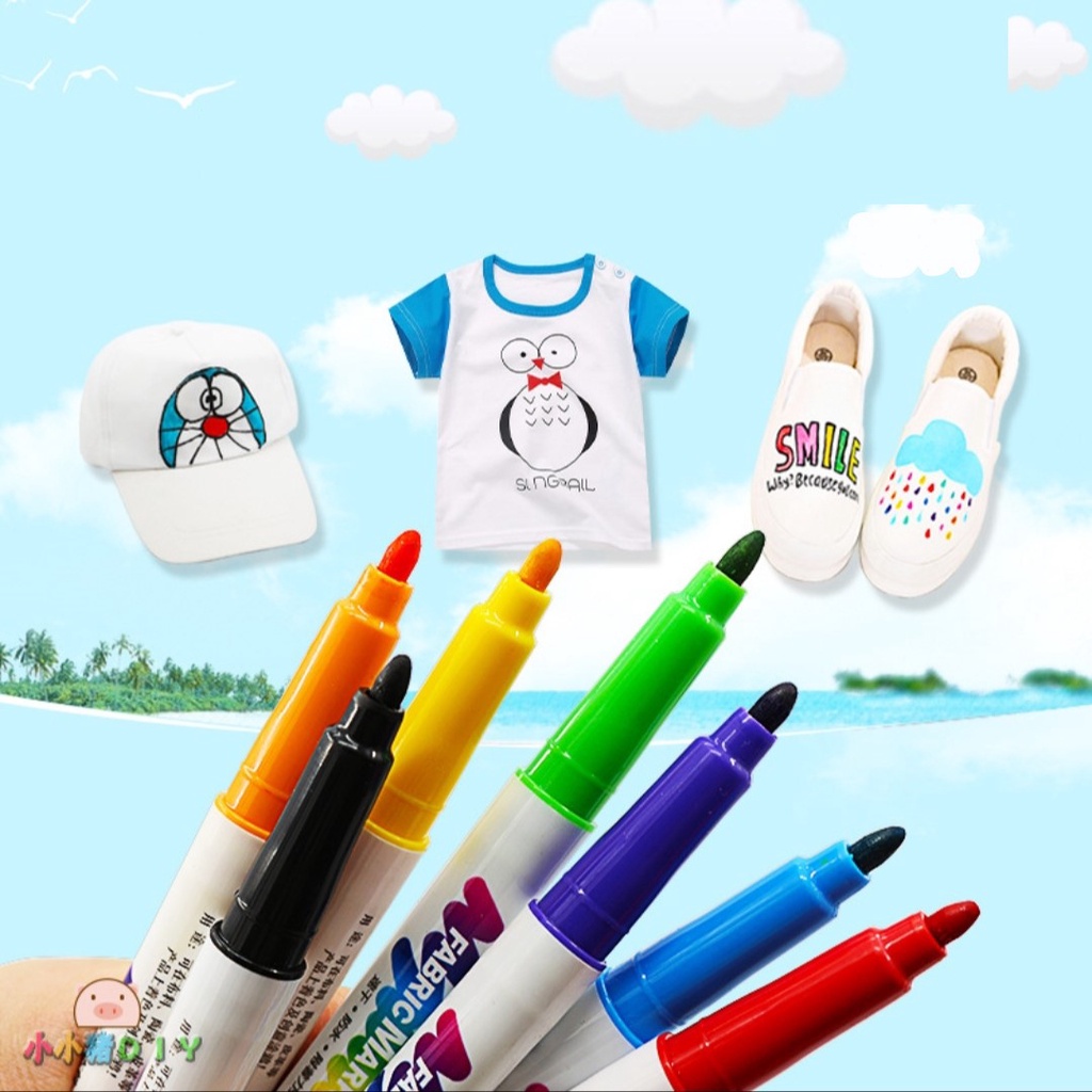 

[BP] Textile Spidol Permanen Kain Tekstil Baju Kanvas