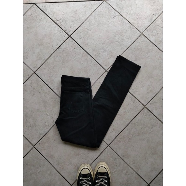 uniqlo jeans skinny fit straight black