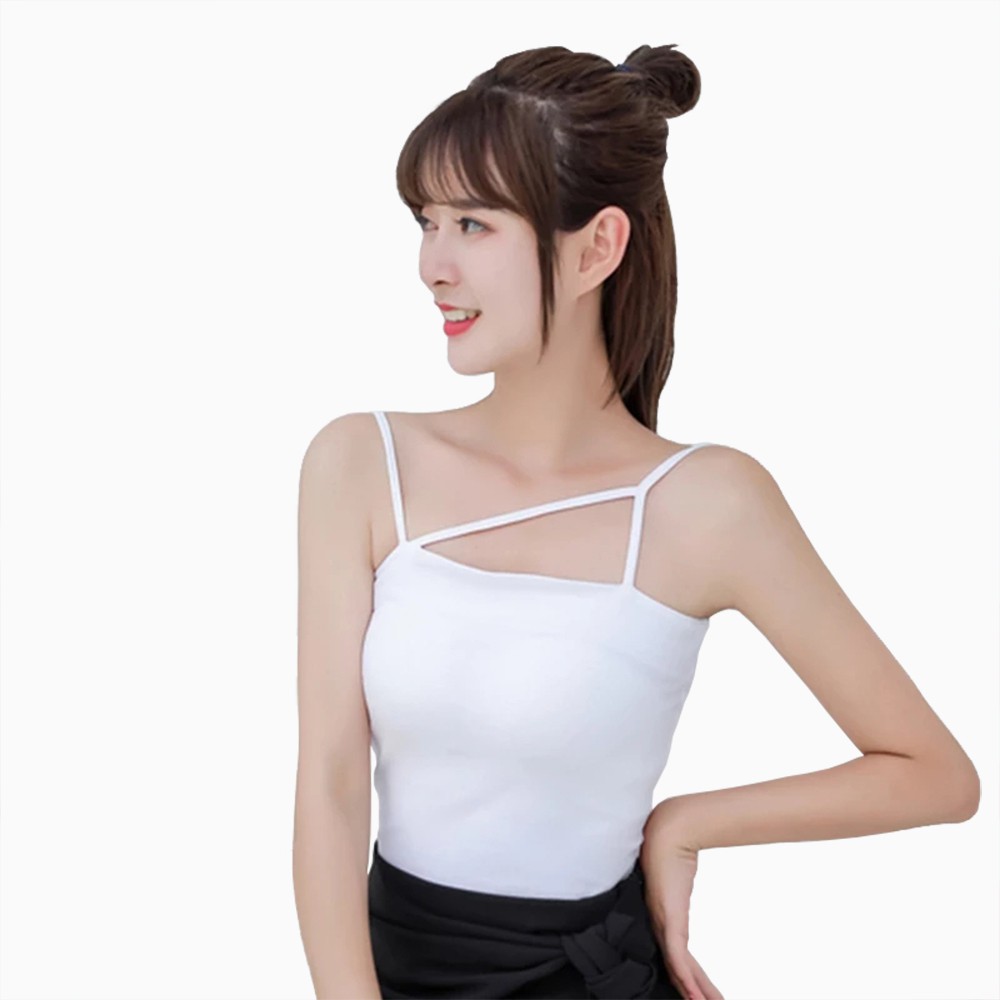 Tanktop Singlet Tali kecil Wanita Gaya Korea - XSHOP Vanda