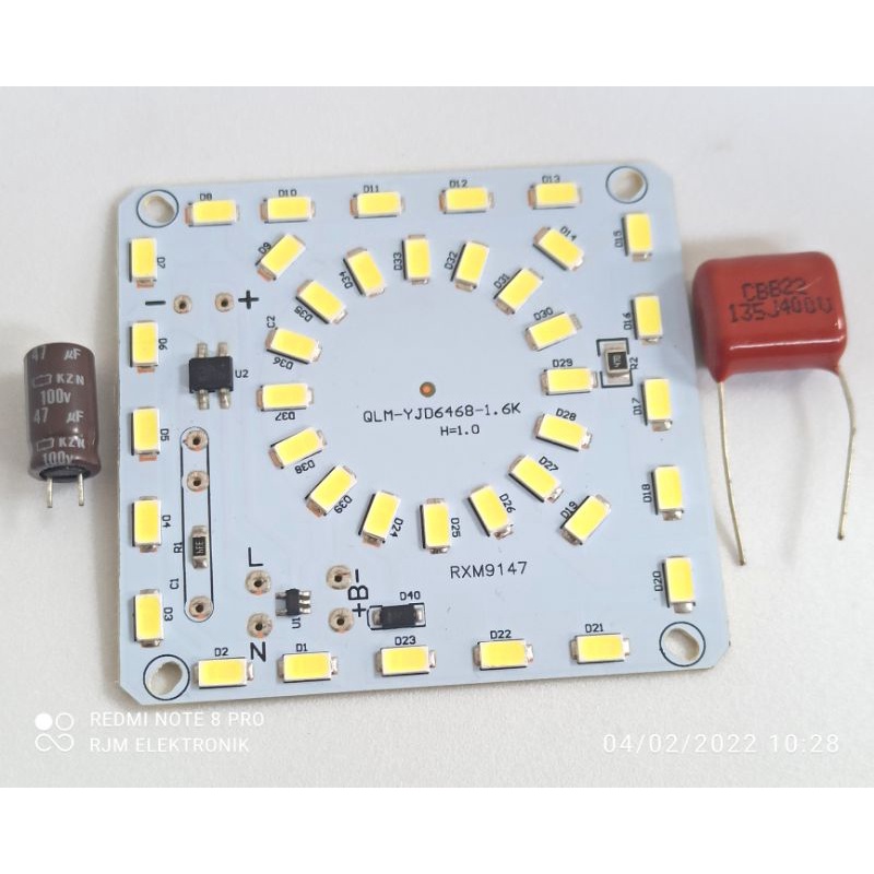 modul lampu led emergency AC DC