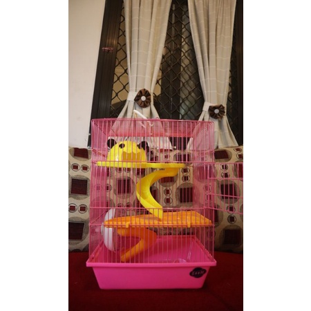 Kandang Hamster  Fullset 3 Tingkat