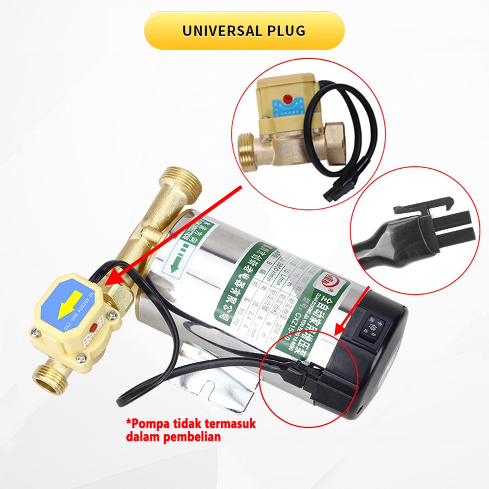 Flow Switch / Otomatis Elektrik 3/4&quot; + Sock Eksternal 1/2&quot; Otomatis Wasser Boster Pump