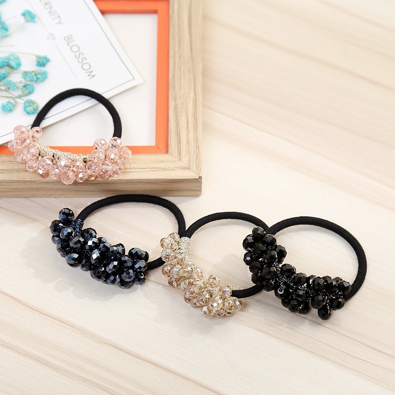 2019 fashion temperamen headband pearl rambut band pelajar rambut lucu Wanita Cincin ikat ekor kuda