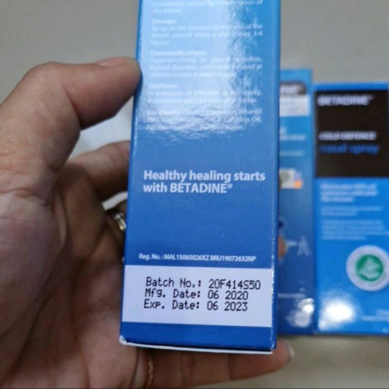 Betadine Cold Defence Nasal Spray Dewasa20 ml Semprot Hidung/Betadin Throat