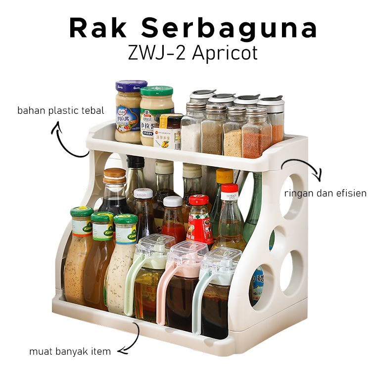 Serbagrosirmurah Rak Dapur Bulat New Rak Bumbu Dapur 2 Susun Rak Plastik 2 Susun Tempat Bumbu Dapur Rak Kamar Meja Rias Serbaguna Rak Dapur Bulat 2 Susun Tempat Bumbu Meja Rias Serbaguna