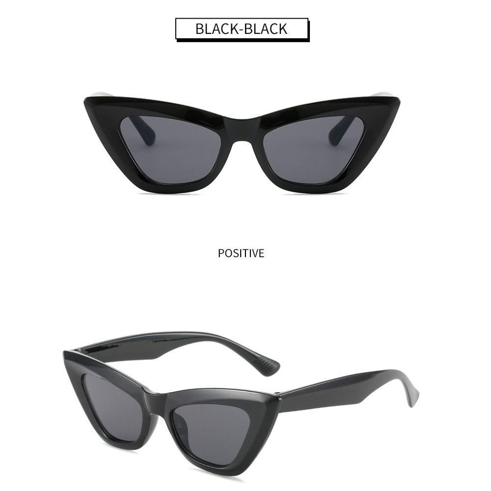 Mxbeauty Kacamata Segitiga Mata Kucing Belanja Retro Vision Care Travel Streetwear UV400 Wanita Eyewear