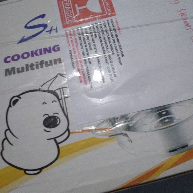 Panci Elektrik 18cm Lapisan Keramik / Electric Fry Pan / Multifunctional Electric Fry Pan, Shenar