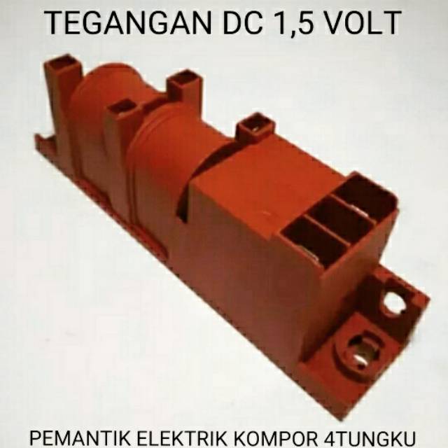 Akumulator pemantik elektrik kompor gas 4tungku DC1,5Volt