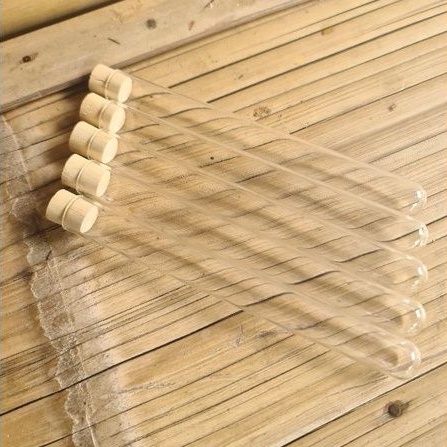Tabung rekasi kaca 25ml tutup sumbat kayu