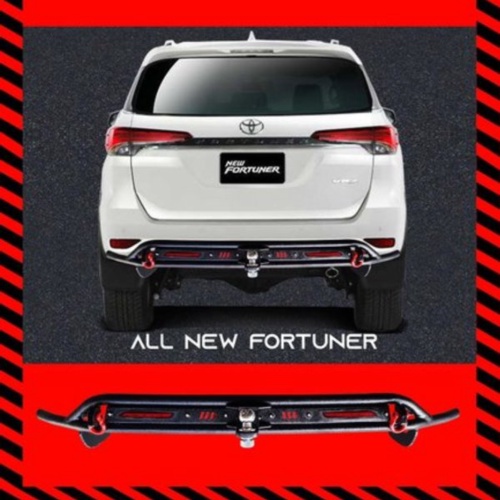 Promo TOWING FORTUNER ALL NEW COBRA PENGAMAN BUMPER BELAKANG FORTUNER ALL NEW VRZ MODEL COBRA Diskon
