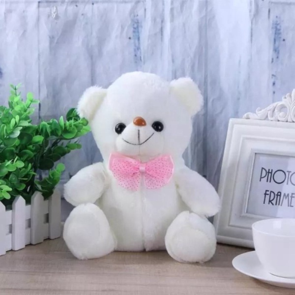 

menyala LED Unik LOVE Bear YOU Beruang Boneka Teddy dan - lampu suara dgn Limited I Putih