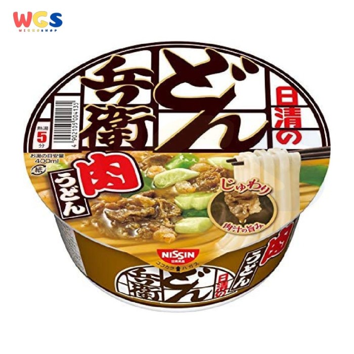 

Nissin Donbei Meat Udon Instant Noodle 87g - Japan