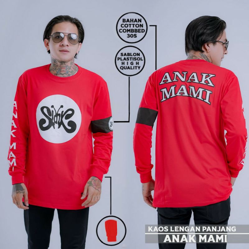 KAOS PANJANG - T-SHIRT SLANK - ANAK MAMI - 100% ORIGINAL