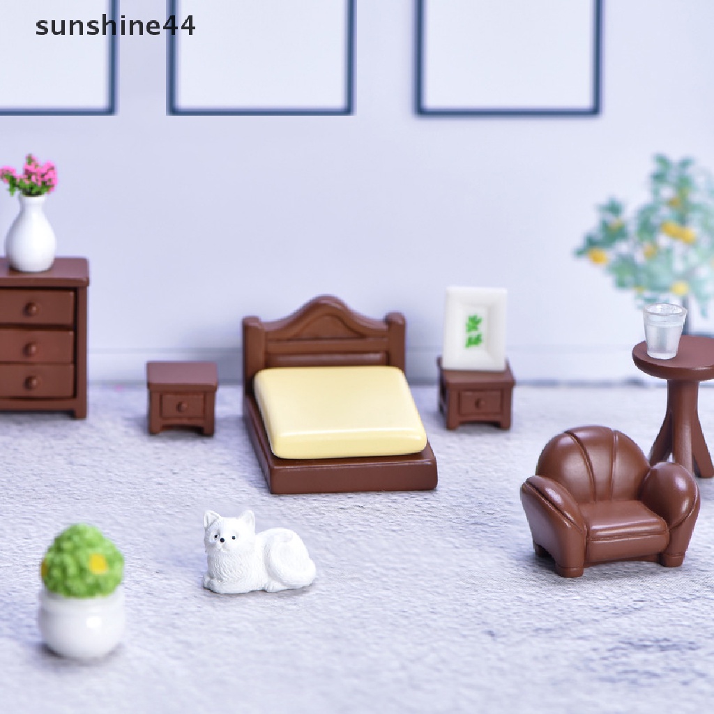 Sunshine Miniatur Rumah Peri Mini DIY Untuk Dekorasi Taman