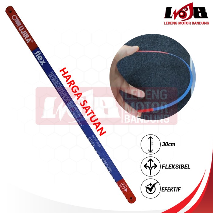 Mata Gergaji Besi Ujira 10D 24T Flexible Ukuran 300mm 12 inci Satuan