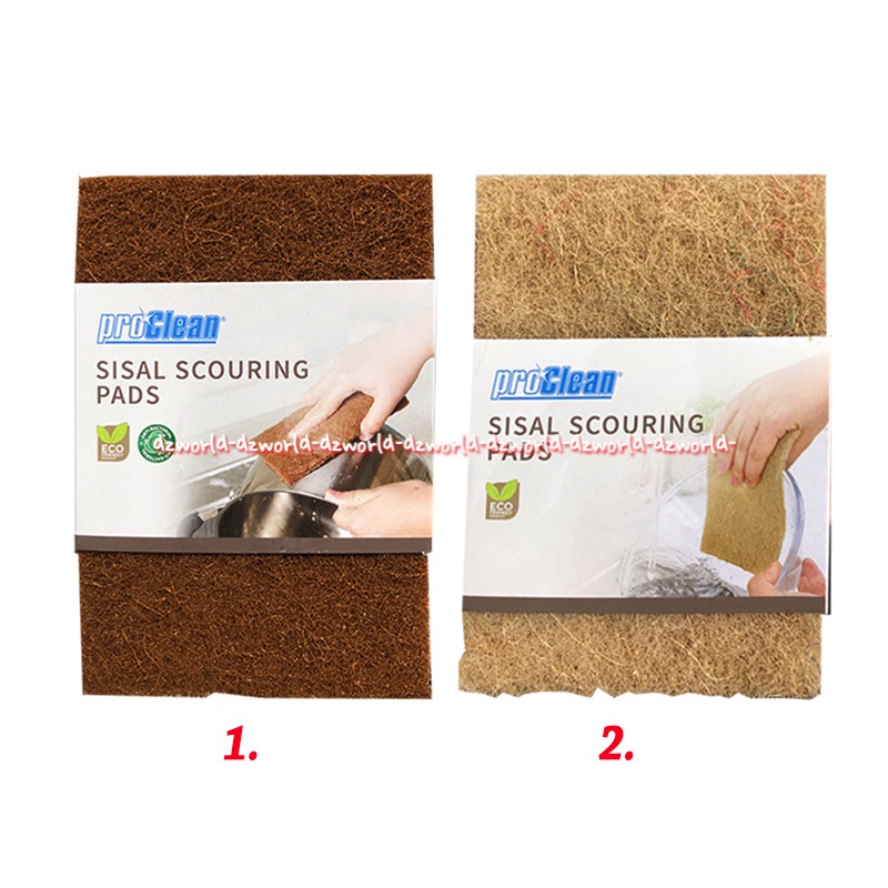 Proclean Sisal Scouring Pads Alat Sponge Heavy Duty Scrub Sponge Cuci Piring Bahan Tali Sisal Jerami