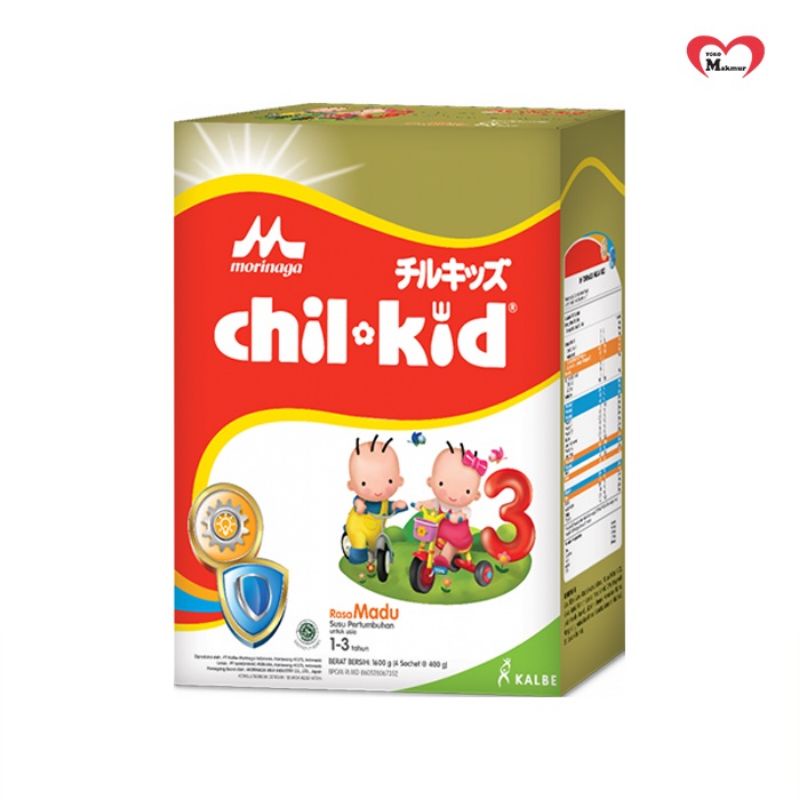 MORINAGA CHIL KID 1-3 TAHUN MADU DAN VANILLA 800G