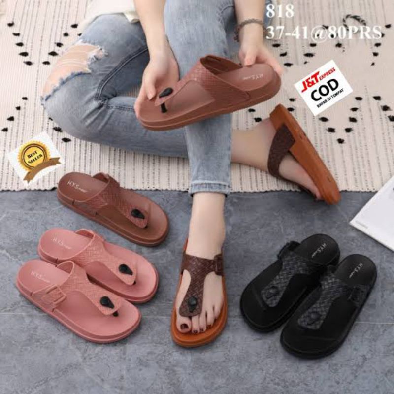 Sandal Jepit Wanita Karet Import Jelly SANDAL KARET JELLY KEKINIAN SANDAL ANDIN