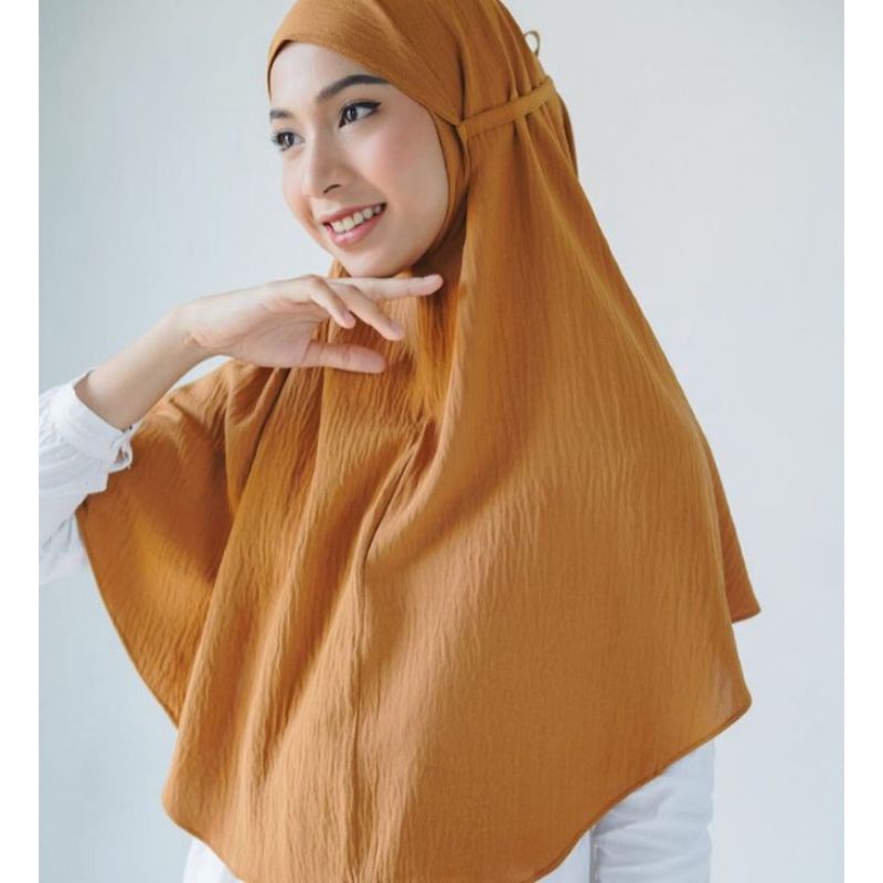 Jilbab Bergo Tali AirFlow/ Bergo Crinkle Za