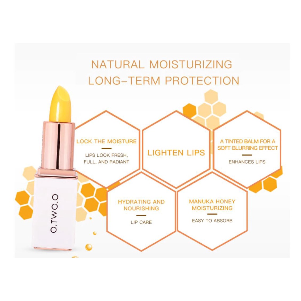 (READY &amp; ORI) O.TWO.O OTWOO Everchanging Natural Lip Balm Moisturizing Lipstick 9987