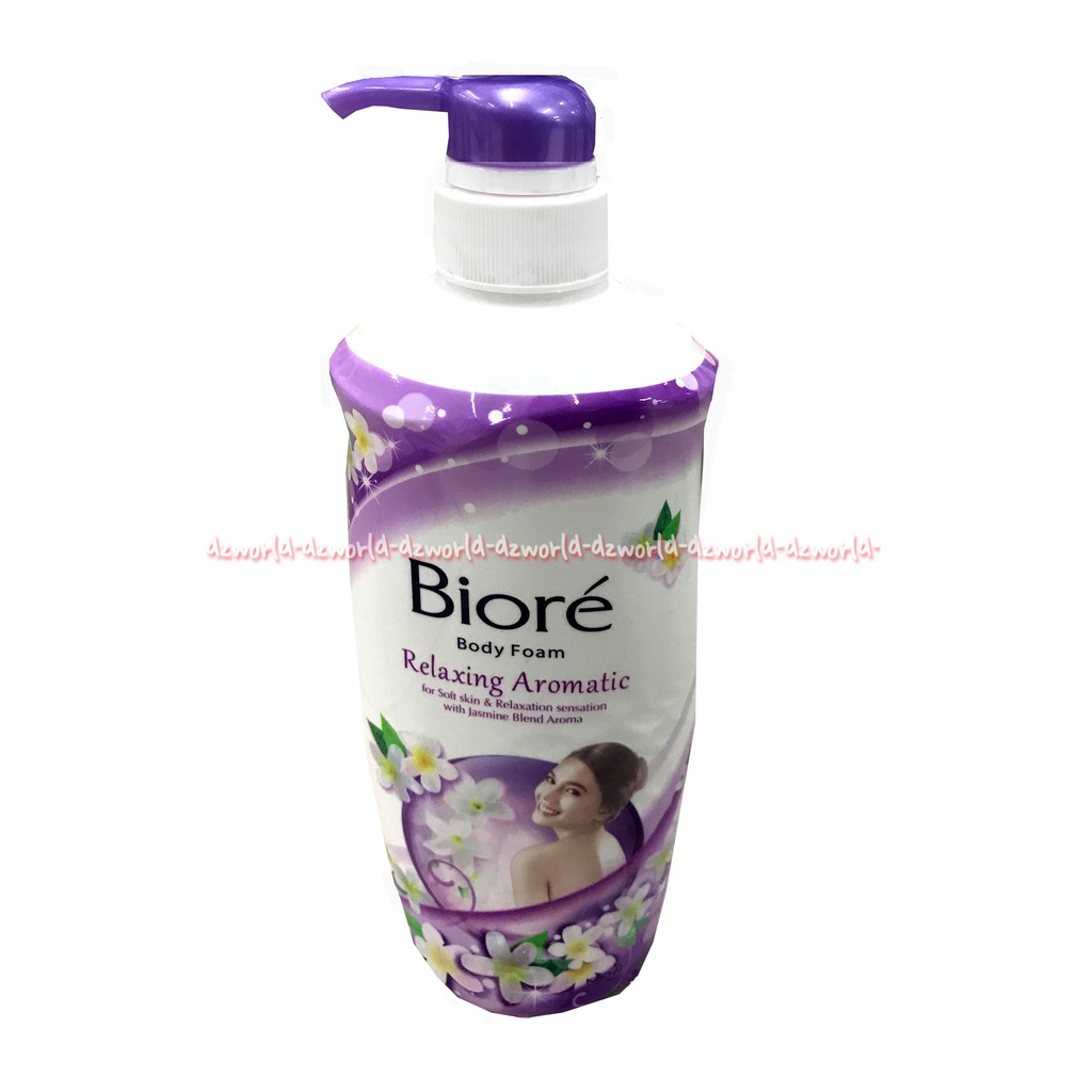 Biore Body Foam 550ml Relaxing Aromatic Sabun Cair Biore with Pump