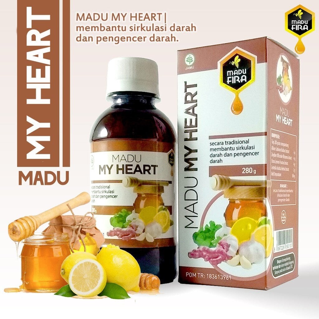 

Madu My Heart Original CV. Fira Herbalindo Isi 280 Gram